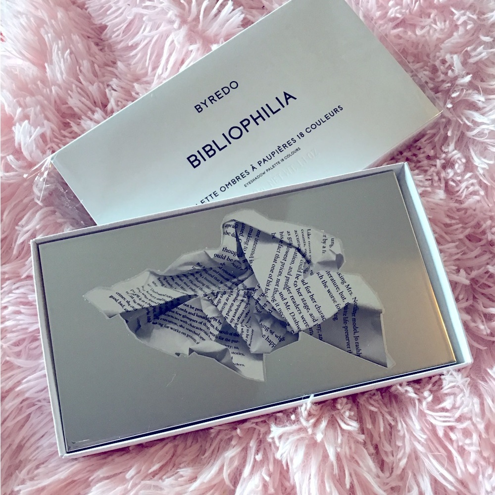 New Limited Edition Byredo Silver Bibliophilia Palette In Box